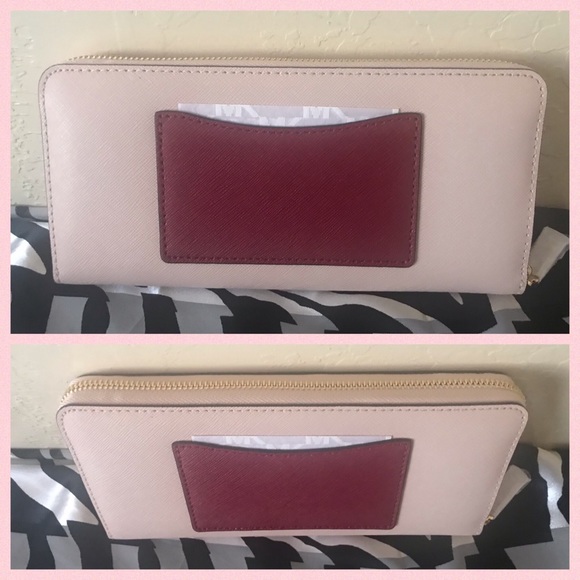 ✨MICHAEL KORS✨Authentic Saffiano Zip Around Wallet - Picture 4 of 8